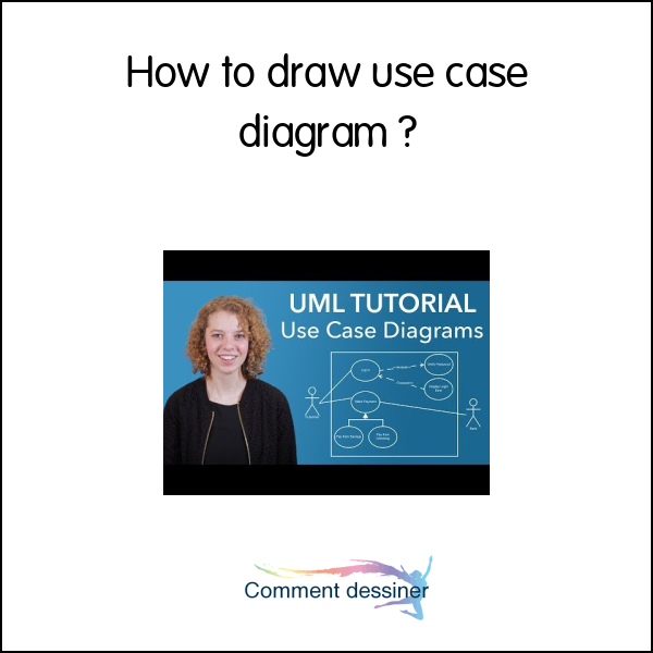 How to draw use case diagram